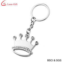 Hot Sale Crown Metal Diamond Keychain for Gift (LM1426)